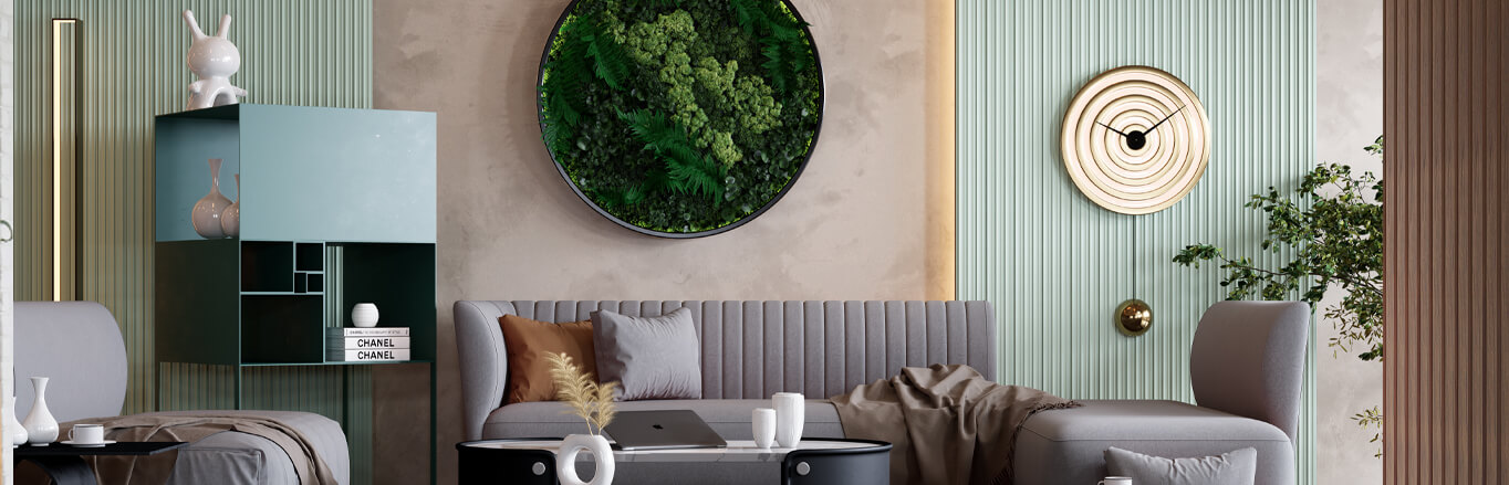 اتجاهات التصميم الداخلي 2024: أفكار زخرفية حديثة وأنيقة مع ألواح الحائط TuAlp